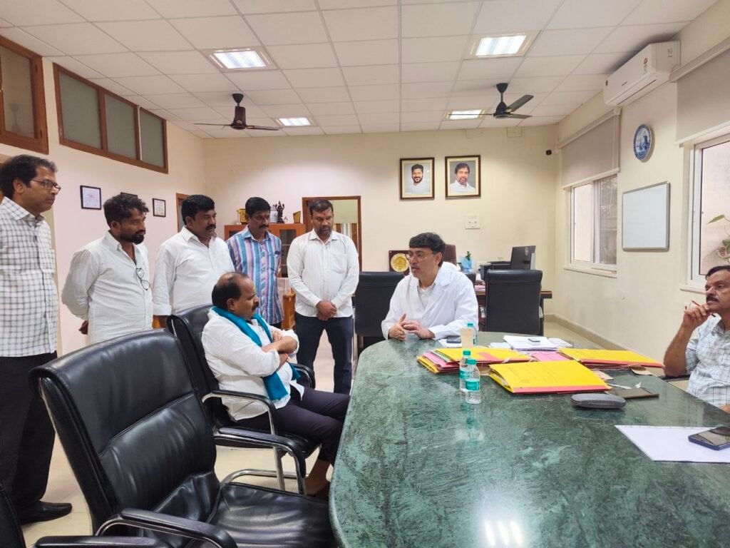 నిమ్స్ నూతన డైరెక్టర్ డా. రాహుల్ దేవ్ రాజ్ కు శుభాకాంక్షలు తెలిపిన షాద్ నగర్ ఎమ్మెల్యే వీర్లపల్లి శంకర్