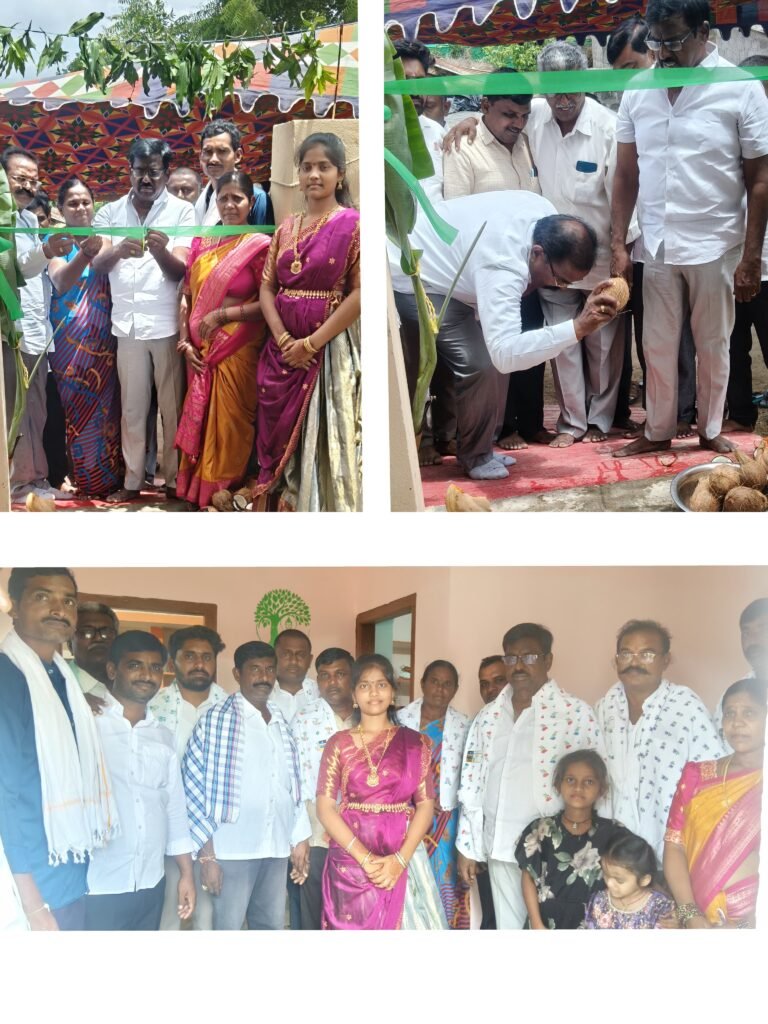వాచ్య తండాలో ఇందిరమ్మ ఇళ్ల గృహప్రవేశ కార్యక్రమం