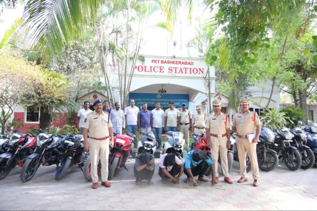 బైక్‌ చోరుల అంతర్రాష్ట్ర ముఠా బట్టబయలు