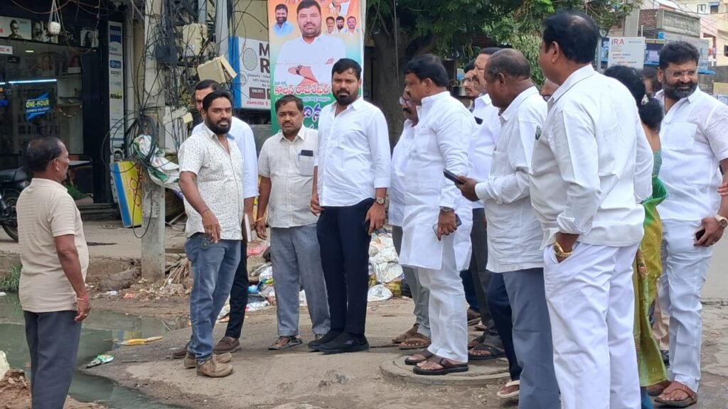 నిజాంపేట్‌లో రూ.65 లక్షల సీసీ రోడ్ల నిర్మాణానికి శంకుస్థాపన
