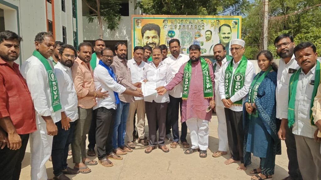 సిద్ధాపూర్ డంపింగ్ యార్డు రద్దు కోసం చట్టసభల్లో ప్రజల పక్షావ పోరాటం చేయాలని స్థానిక సంస్థల శాసన సభ్యులు వీర్లపల్లి శంకర్ కు
