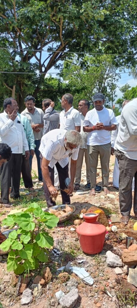పాపన్నపేటలో ప్రభుత్వ పాఠశాలకు భూమి పూజ మెదక్,